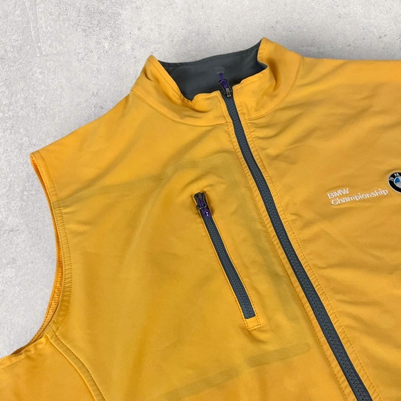 Peter Millar Vest Element 4 Full Zip Windblock Men’s Large BMW Championship B22 - Picture 2 of 14